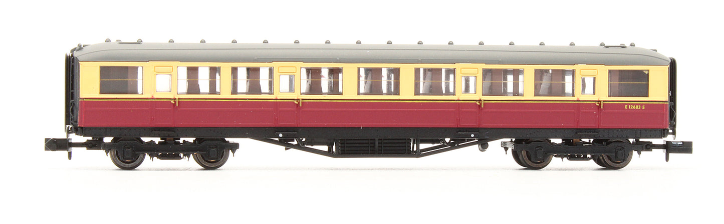 Pre-Owned BR Carmine & Cream Gresley 2nd Class Coach 'E12683E'