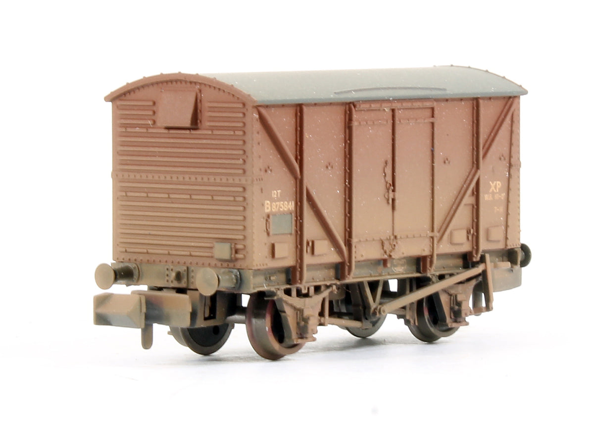 Pre-Owned Set Of 3 Plywood Fruit Vans BR Bauxite Early (Weathered)