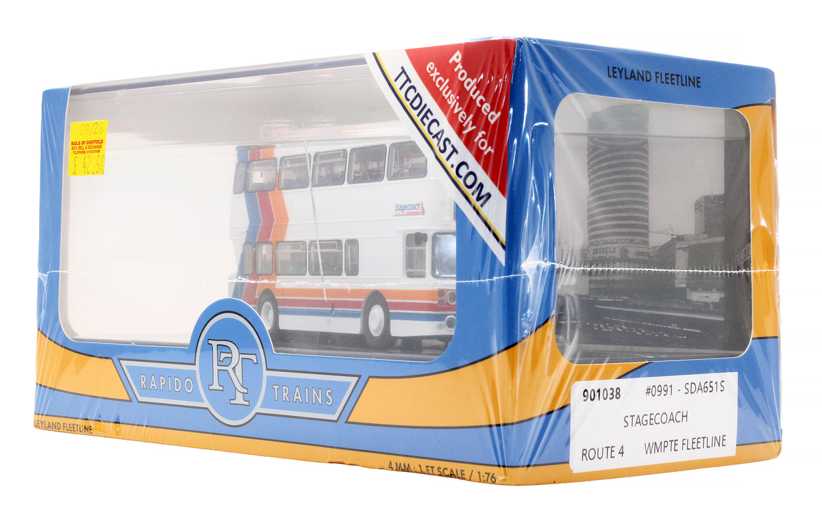 Pre-Owned 901038 Stagecoach Route 4 WMPTE Fleetline - Exclusive Edition