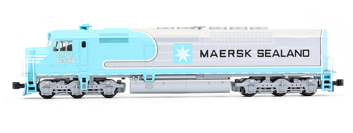 Pre-Owned SDP40F Type IV-b Diesel Locomotive BNSF Maersk Sealand- Road #6976 - DCC Fitted