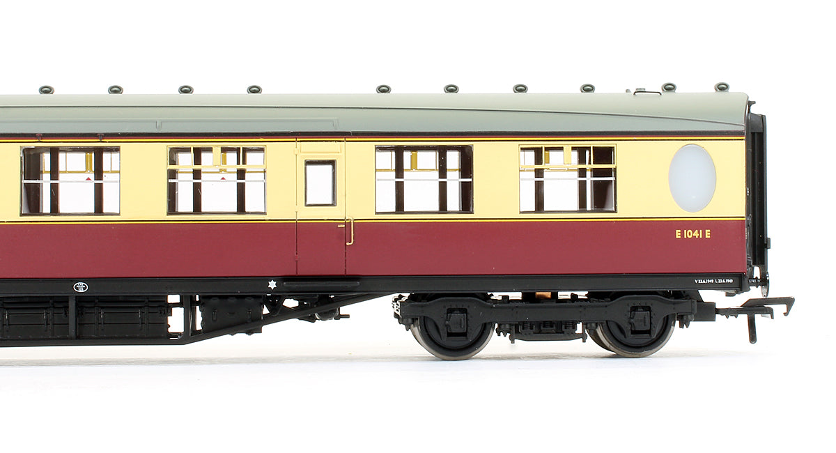 Pre-Owned Thompson 3rd Class Corridor BR Crimson & Cream 'E1041E'