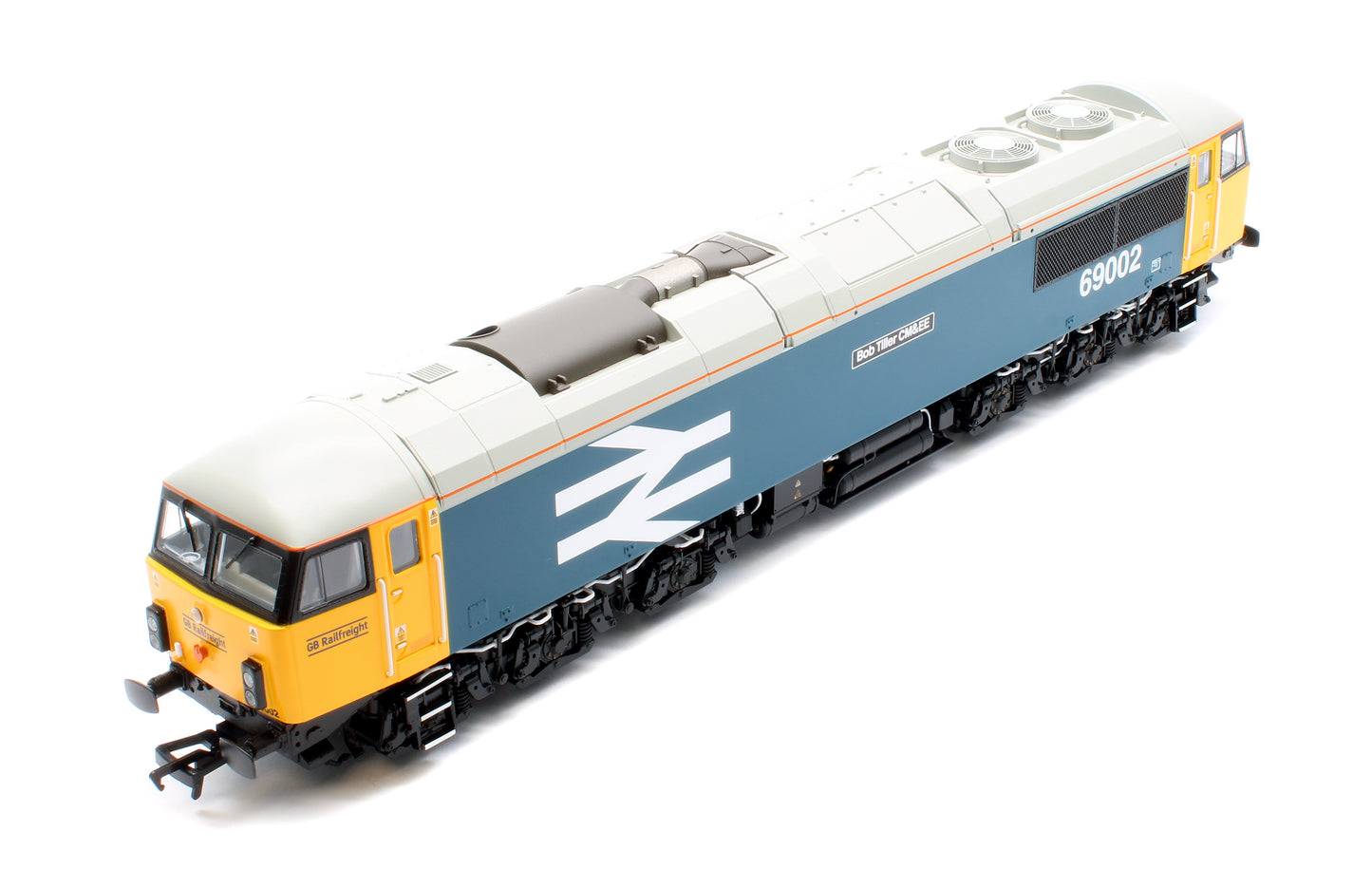 Class 69 69002 'Bob Tiller CM&EE' BR Blue (Large Logo) (GBRf) Diesel Locomotive - DCC Sound Deluxe