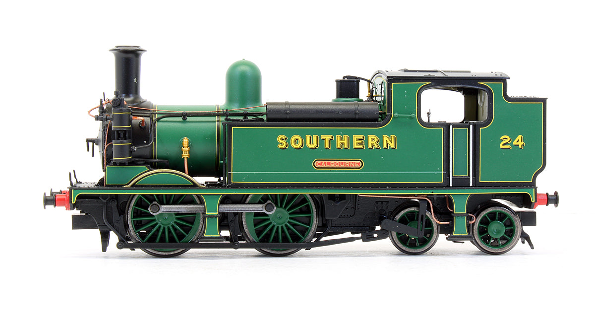 Pre-Owned E85013 LSWR Adams O2 SR Malachite Green 'Calbourne' 24 Steam Locomotive - Exclusive Edition