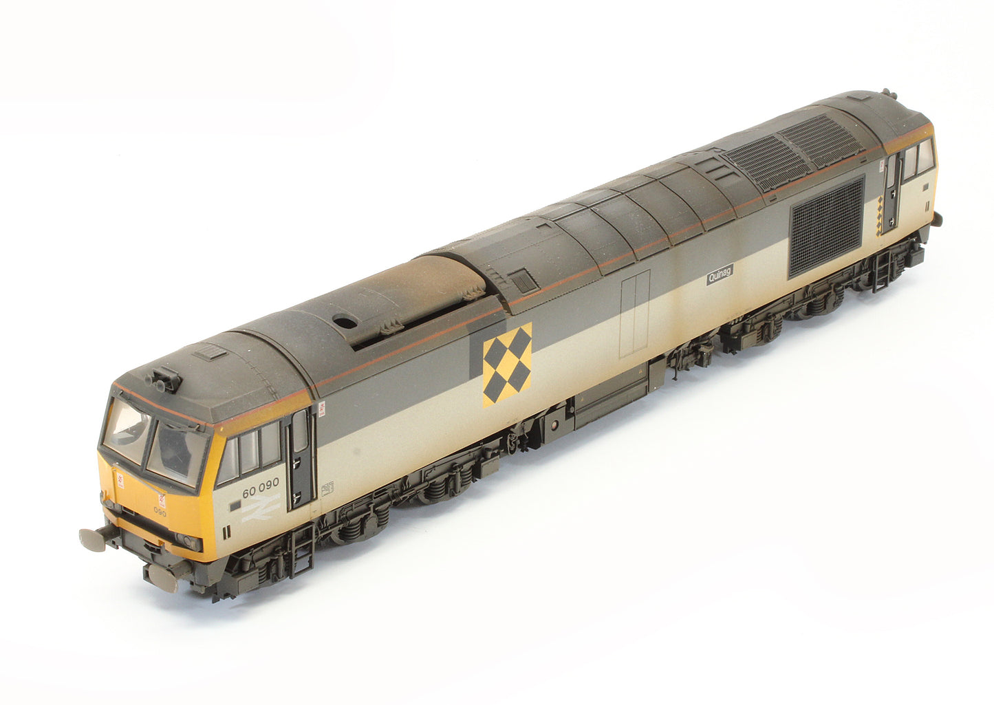 Pre-Owned Class 60 60090 Quinag BR Coal Sector Diesel Locomotive - Custom Weathered