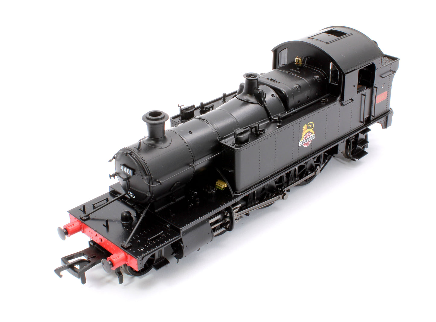 GWR 44XX ‘Small Prairie’ BR Early Crest Plain Black No.4401 2-6-2T Steam Locomotive - DCC Sound