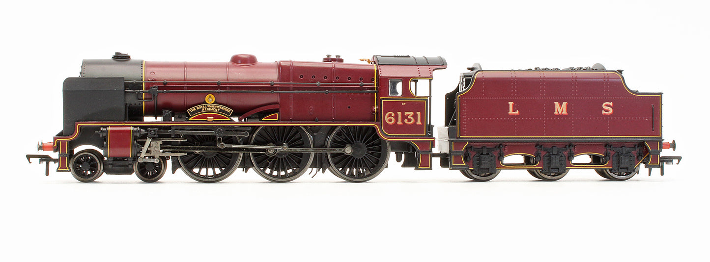 Pre-Owned Class Parallel Boiler Scot LMS Crimson 'The Royal Warwickshire Regiment' 6131 Steam Locomotive - Limited Edition