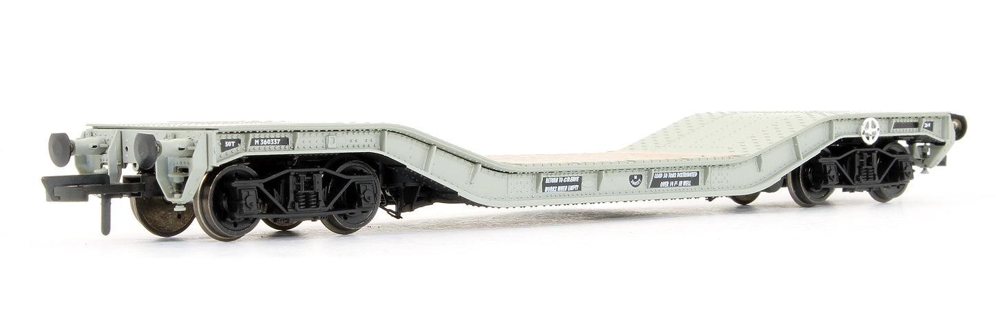 Pre-Owned H4-WW-006A Warwell Wagon 50T With Diamond Frame Bogies M360337 In BR Grey