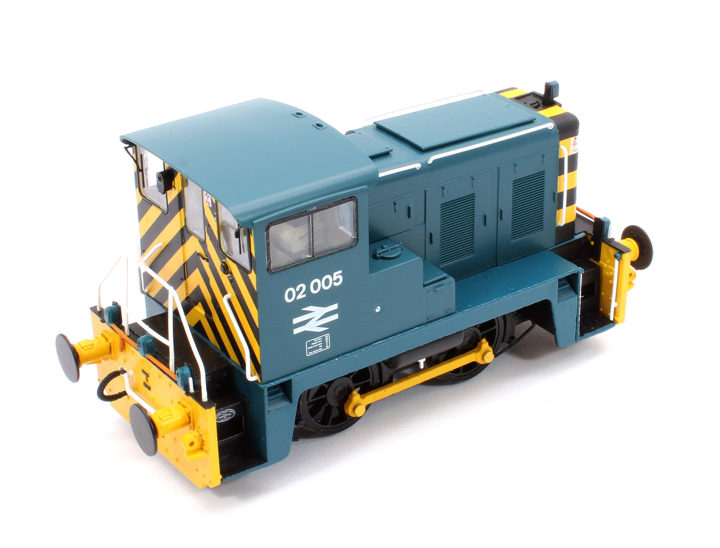 Class 02 005 BR Blue with Wasp Stripes & Yellow Bufferbeam Diesel Locomotive