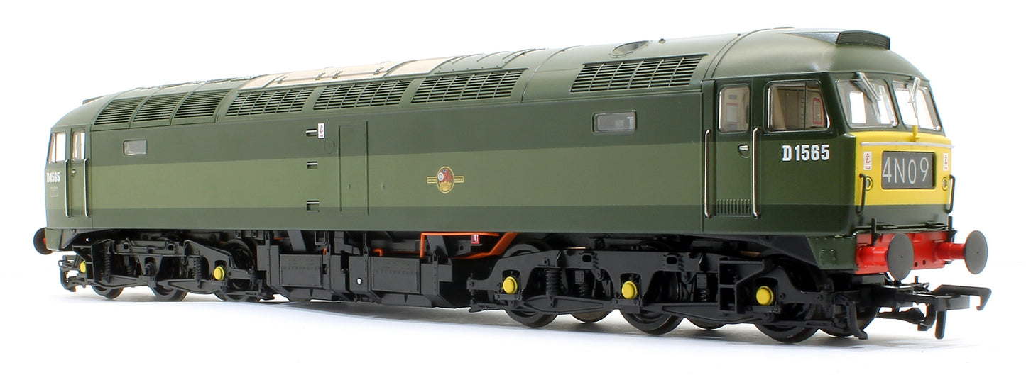 Pre-Owned 35-410SF Class 47/0 D1565 BR Two-Tone Green (Small Yellow Panels) Diesel Locomotive DCC Sound