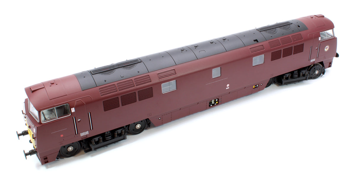 Class 52 Western Invader BR Maroon Small Yellow Panels D1009 Diesel Locomotive - DCC Fitted