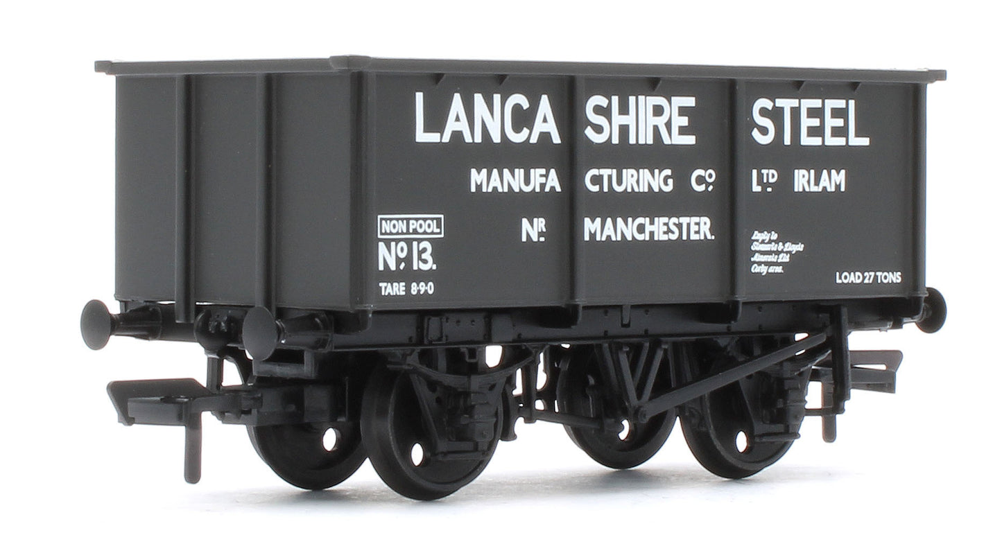 37-280A BR 27T Steel Tippler 'Lancashire Steel Manufacturing' Dark Grey No.13
