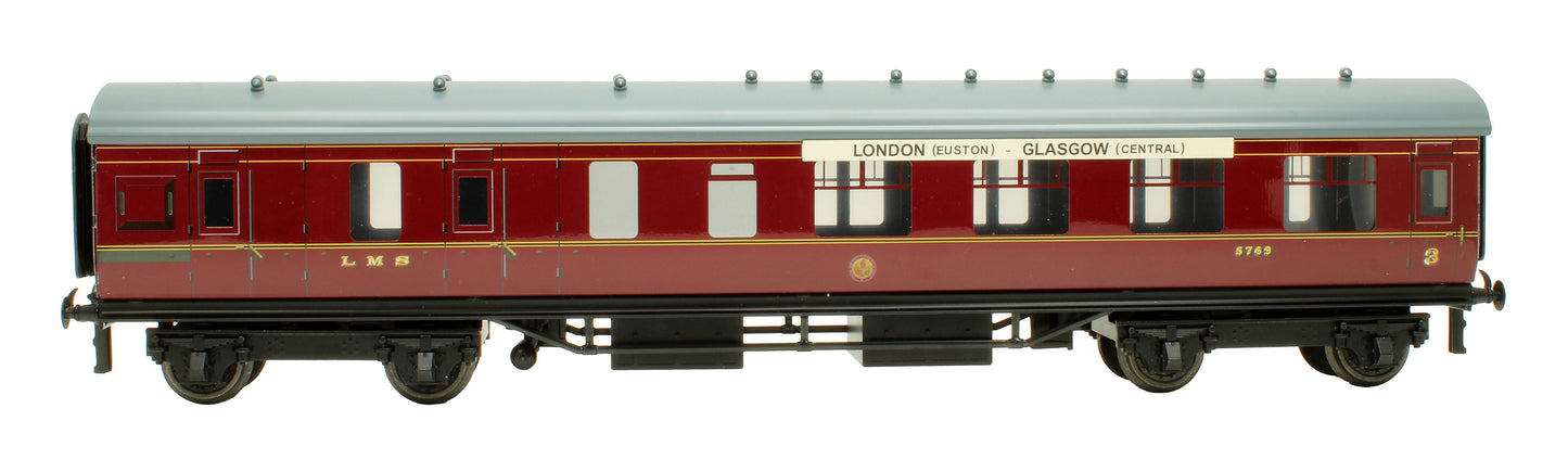 Pre-Owned Set B of 3x LMS 'The Royal Scot' Stanier Coaches