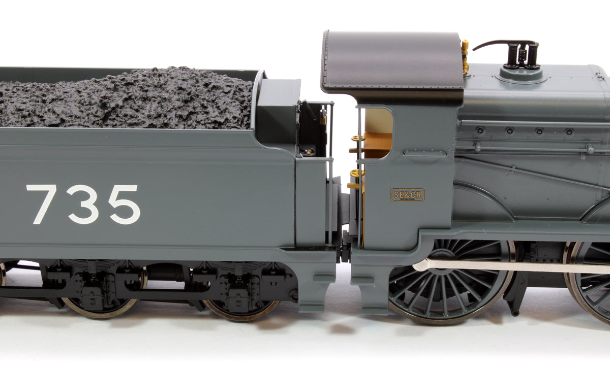 Pre-Owned SECR Maunsell D1 Class SECR Grey 4-4-0 Steam Locomotive No.735