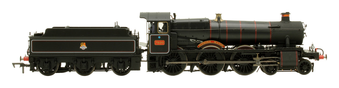 Pre-Owned BR Black (Early Crest) Manor Class 4-6-0 Steam Locomotive No. 7820 'Dinmore Manor' - Details Added