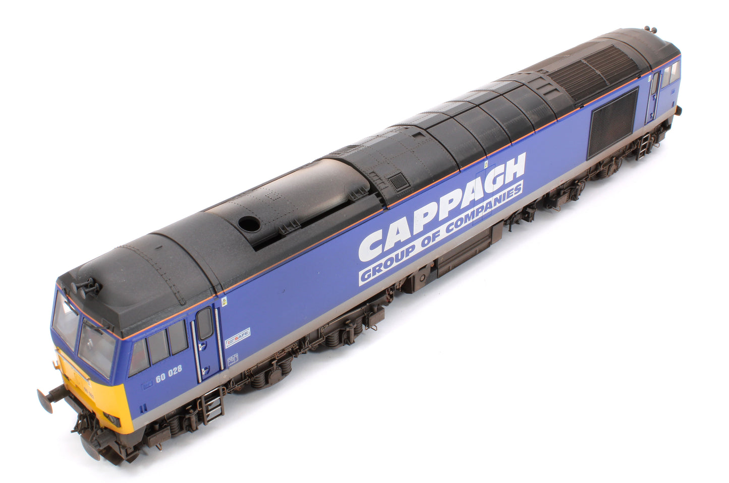 Highly Detailed Premium Weathered Class 60 028 Cappagh Blue Diesel Electric Locomotive