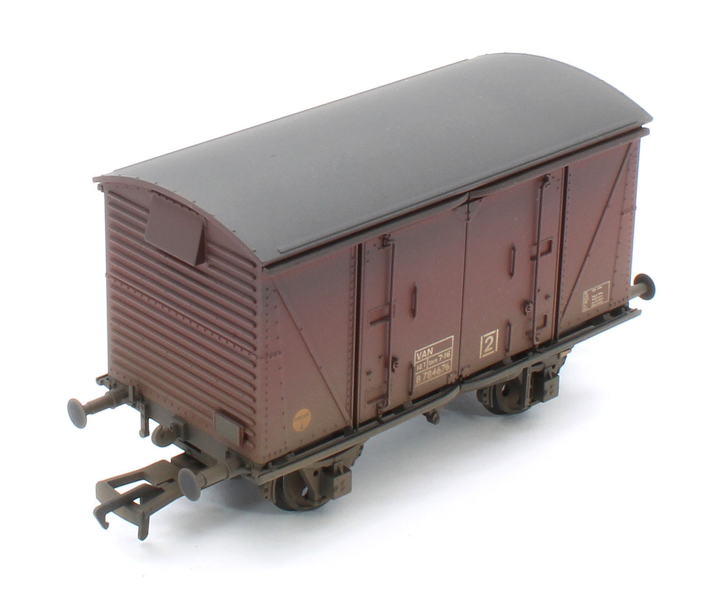 38-872 Bespoke Weathered BR 12T 'Vanwide' Ventilated Van BR Bauxite (Late) (VAN) B784676
