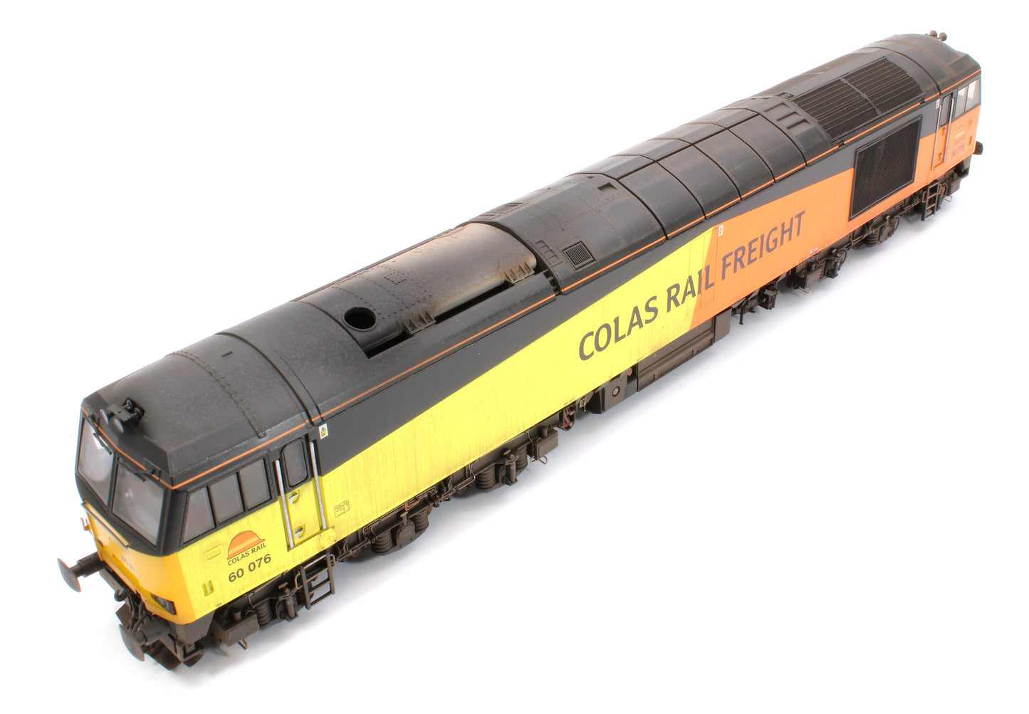 Highly Detailed Premium Weathered Class 60 076 Colas Railfreight Diesel Electric Locomotive