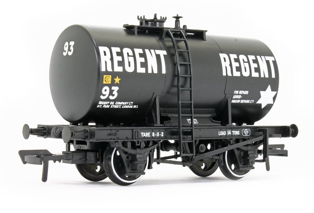 Pre-Owned 14T Class B Anchor-Mounted Tank Wagon 'Regent Oil' Black No.93
