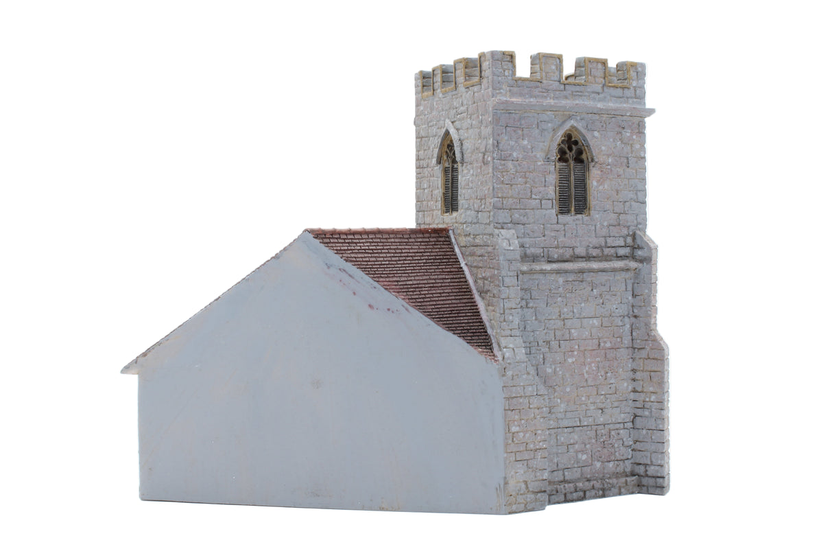 Pre-Owned Low Relief 3/4 View Church