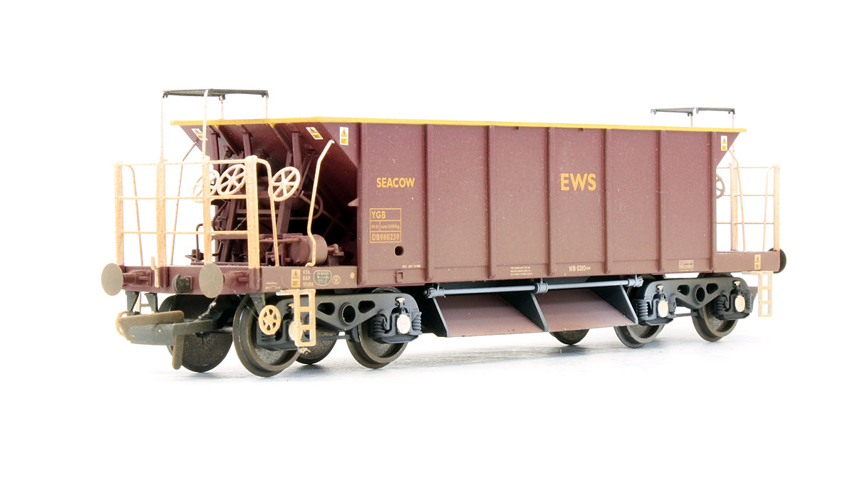 Pre-Owned EWS YGB Seacow Hopper Wagon DB980239 - Weathered