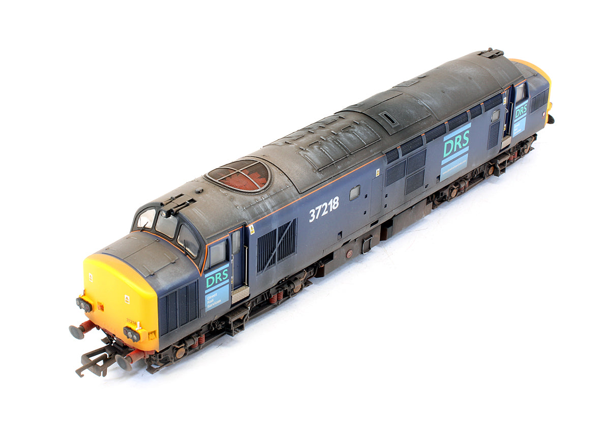 Pre-Owned Class 37218 DRS (Heritage Repaint) Diesel Locomotive - Custom Weathered - DCC Sound