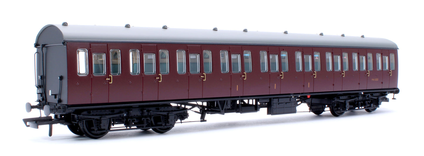 BR Mk1 57' Non-Gangway Coach - C - Plain Maroon M41000