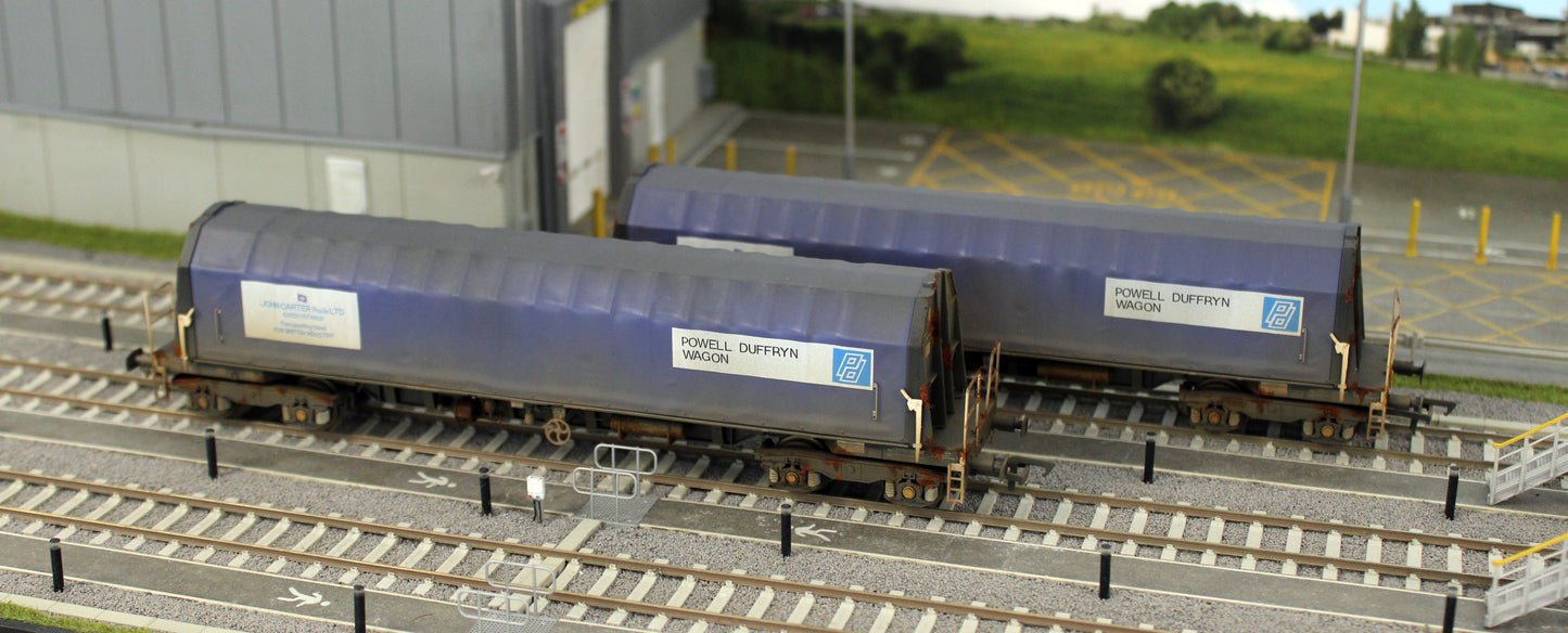 PXA01 DP(A)W Set of 2 PXA Steel Coil Carrier PD Blue John Carter Poole Banner No.3025/3027 - Weathered