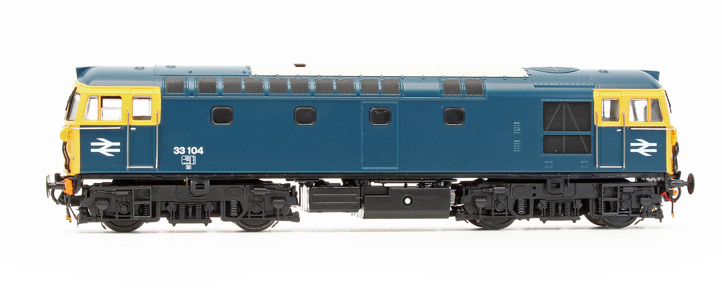 Pre-Owned Class 33/1 33104 BR Blue Diesel Locomotive - Exclusive Edition