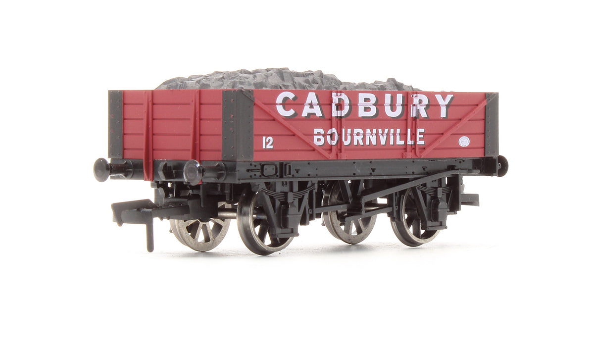 Pre-Owned 'Cadbury Bourneville' 4 Plank Wagon No.12