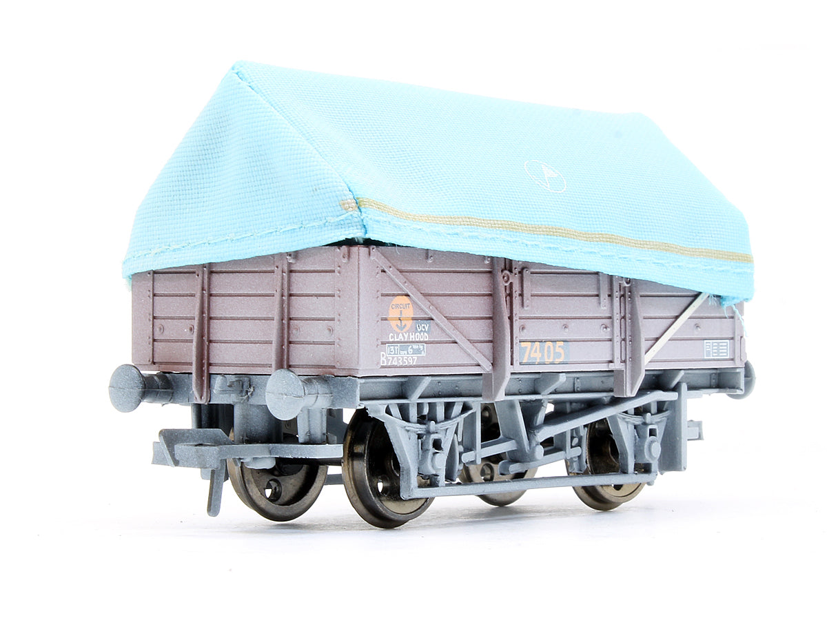 Pre-Owned 33-076D 5 Plank China Clay Wagon With Hood BR Bauxite (Weathered)