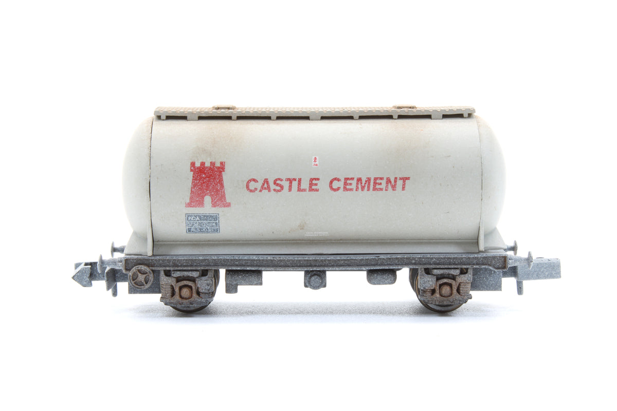Pre-Owned Bulk Powder PCA Wagon 'Castle Cement' Grey - Weathered.