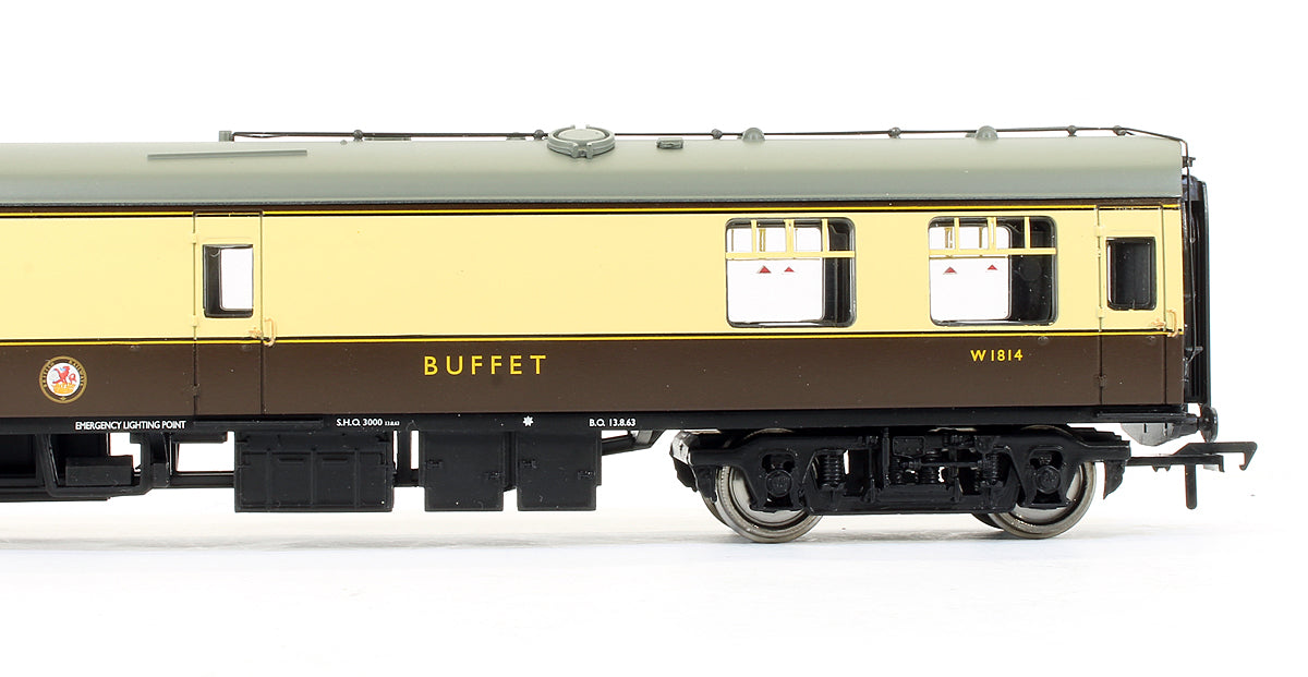 Pre-Owned 39-263 BR MK1 Restaurant Miniature Buffet Car RMB BR Chocolate & Cream 'W1814'