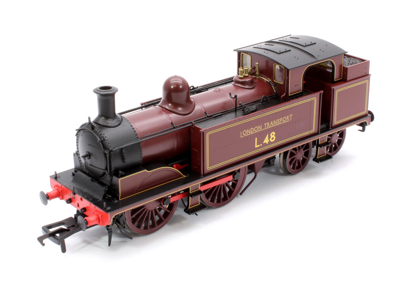 Pre-Owned Metropolitan Railway E Class No. 1 0-4-4T No. L48, London Transport Lined Maroon - Steam Tank Locomotive - DCC Sound Fitted