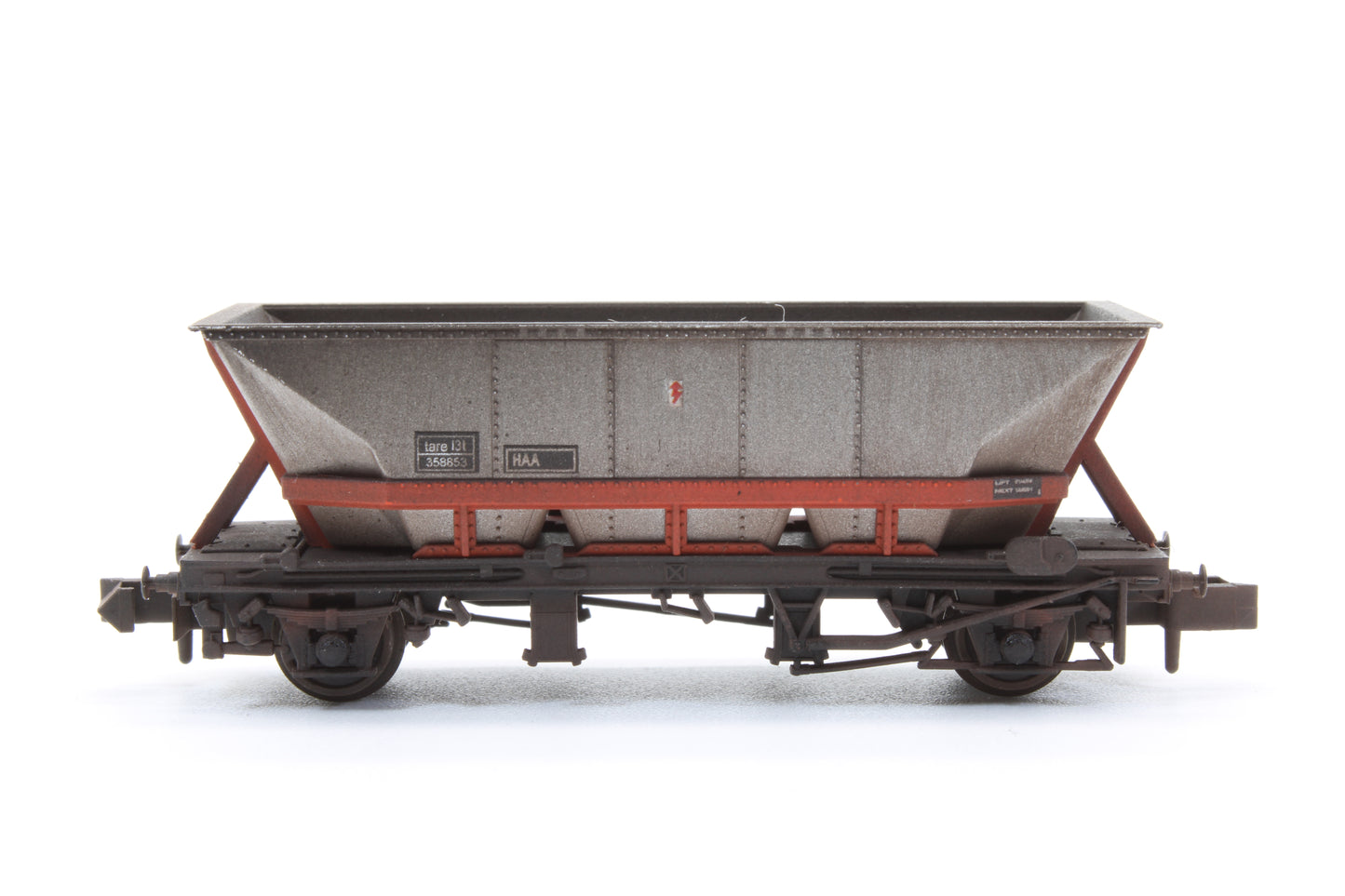 Pre-Owned HAA TOPS BR Railfreight Red Cradle No.358853 - Custom Weathered