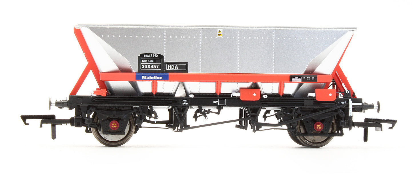 Pre-Owned ACC2572HDA-RR3 Set of 3 HDA MGR Hopper Wagons - Railfreight Red - Pack 3