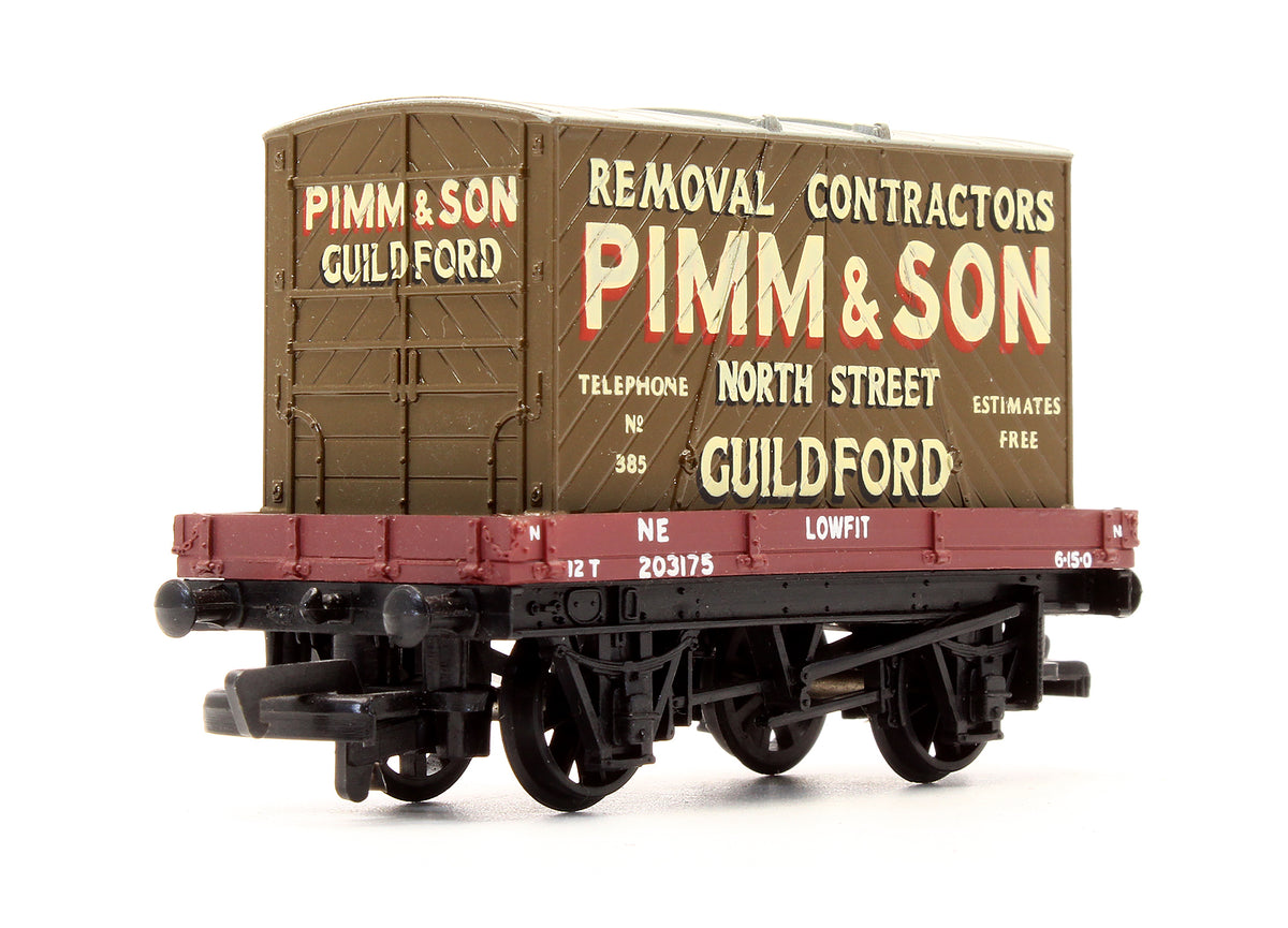 Pre-Owned 13101 NE 1 Plank Container Wagon 'Pimm & Son' '203175'