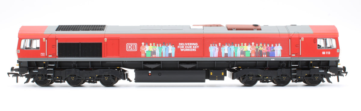 Pre-Owned Class 66113 DB Schenker 'Key Worker Livery' - Repaint
