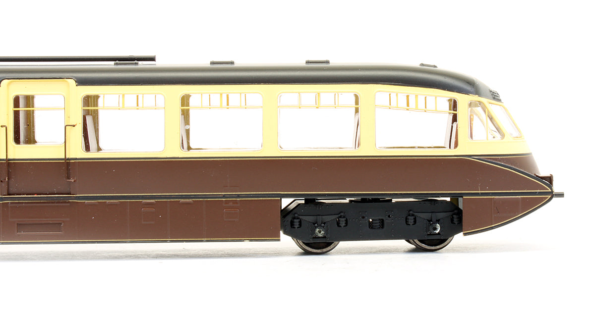 Pre-Owned Streamlined Railcar BR Lined Chocolate/Cream Diesel Locomotive No.W11 - DCC Fitted