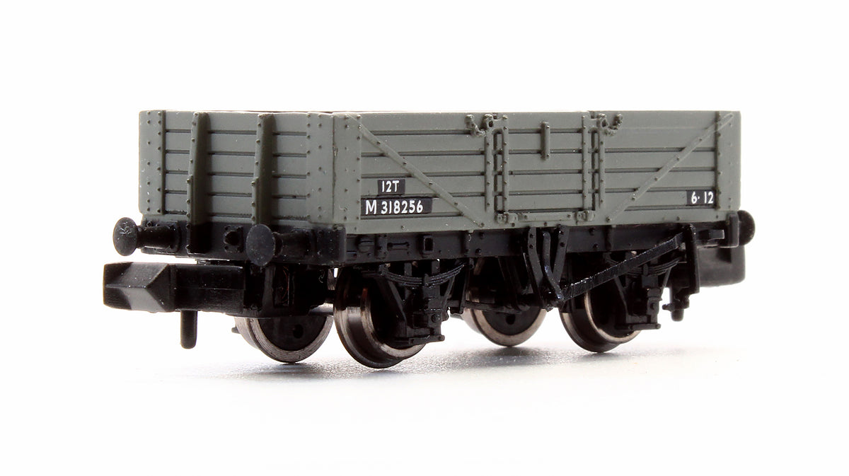 Pre-Owned 377-054 5 Plank Wooden Floor Wagon BR Grey M 318256