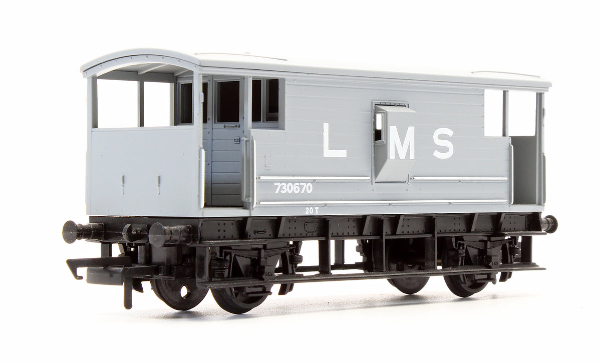 Pre-Owned R6079 LMS Grey 20 Ton Brake Van '730670'