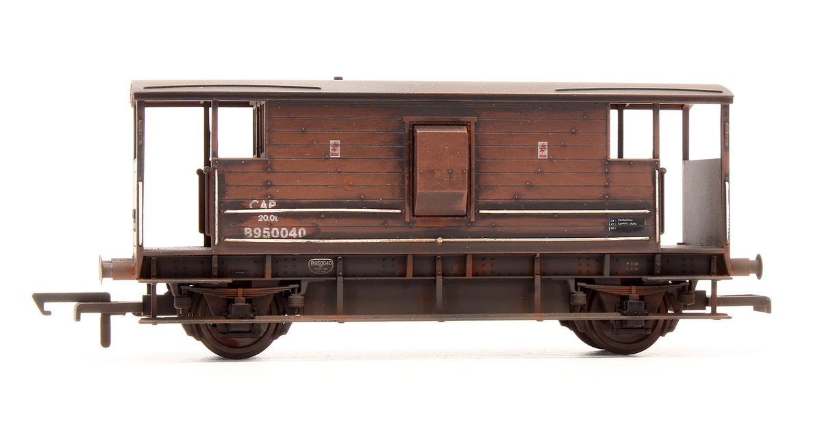 Pre-Owned R60019 BR (Ex LMS) 20T Brake Van 8950040 - Custom Weathered