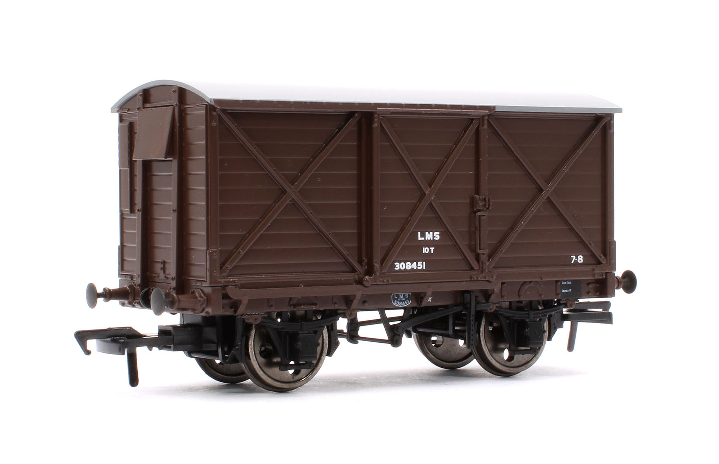 Caledonian Railway Dia.67 10t Van - LMS (post-36) No.308451