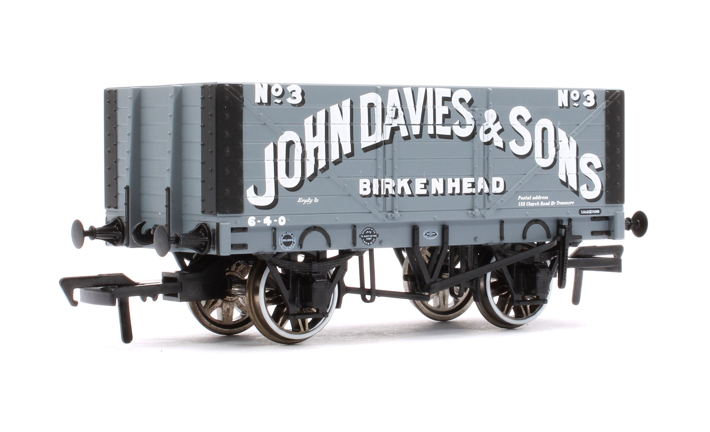 7 Plank 1907 Private Owner Wagon John Davies & Sons No.3