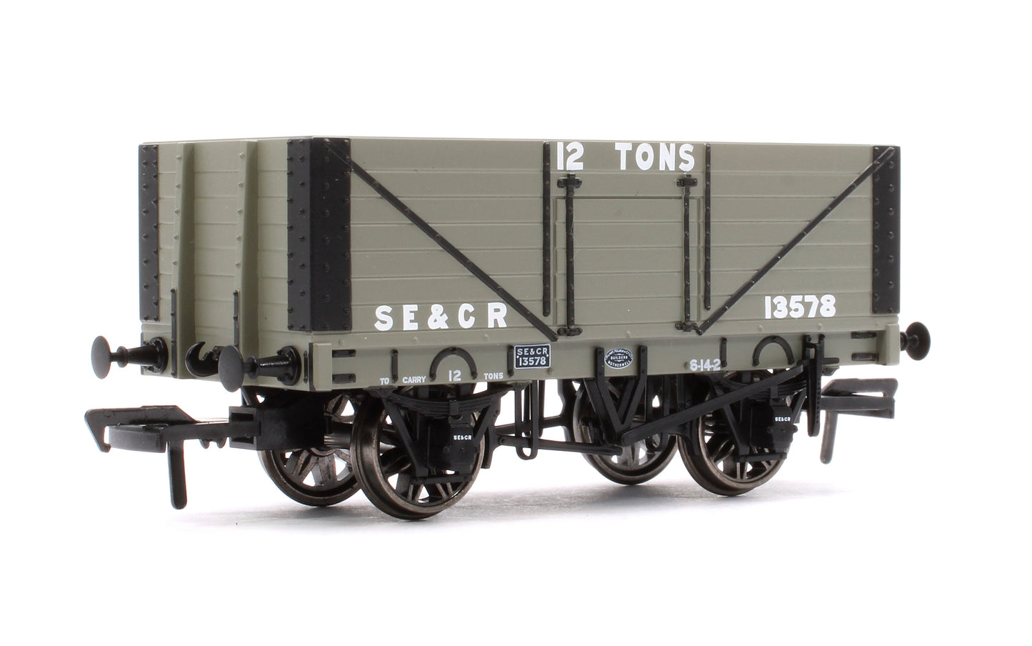 Pre-Owned SECR 12T 7 Plank Mineral Wagon (SR Dia.1357) SECR (Early) No.13578