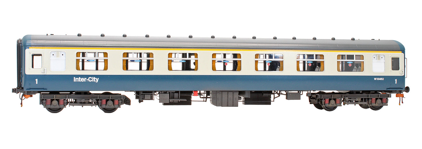 Pre-Owned 2430 BR Blue/Grey MK2 First Corridor (FK) Passenger Coach 'W13462' - Custom Weathered