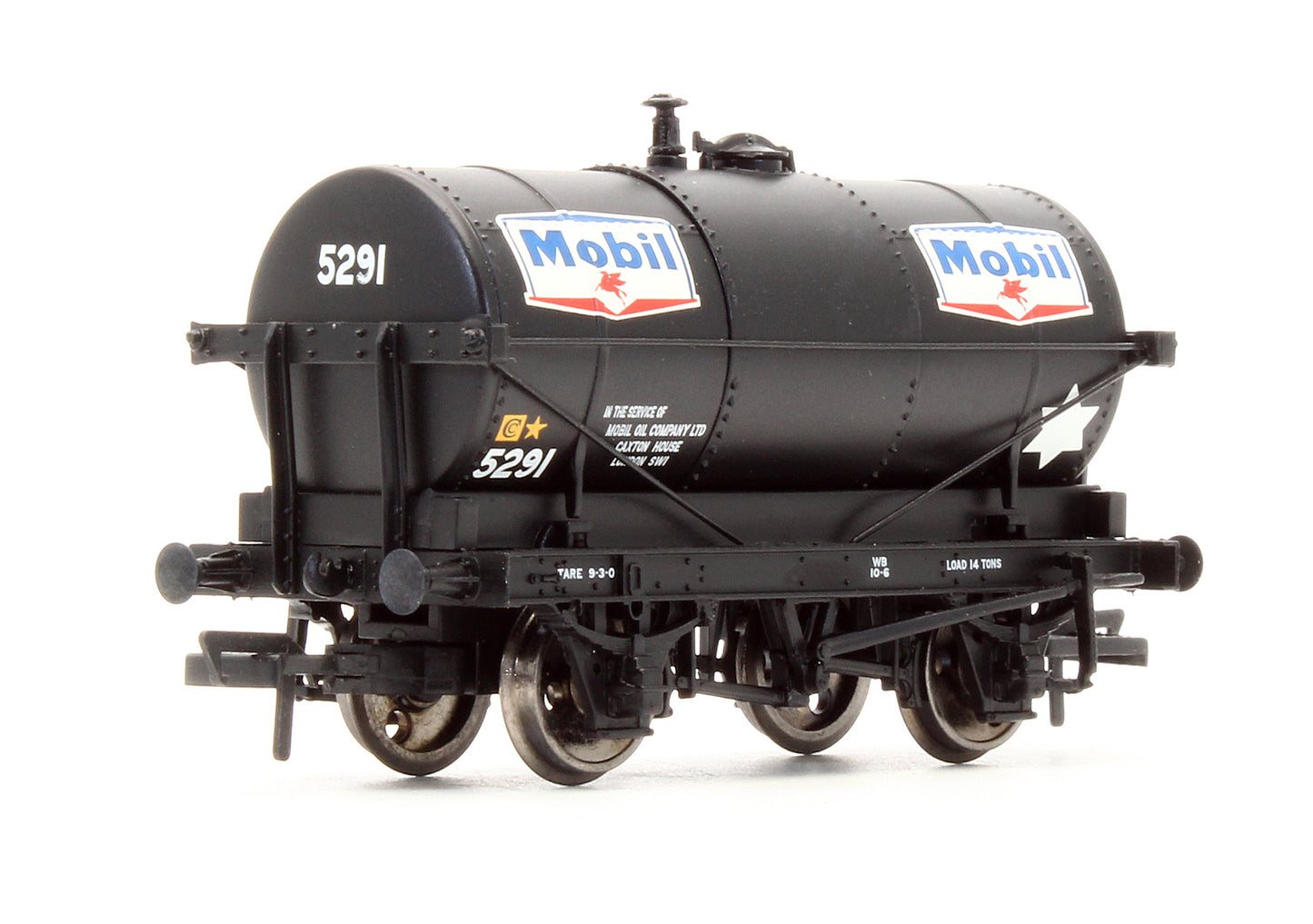 Pre-Owned 14 Ton Tank Wagon Mobil Black No.5291