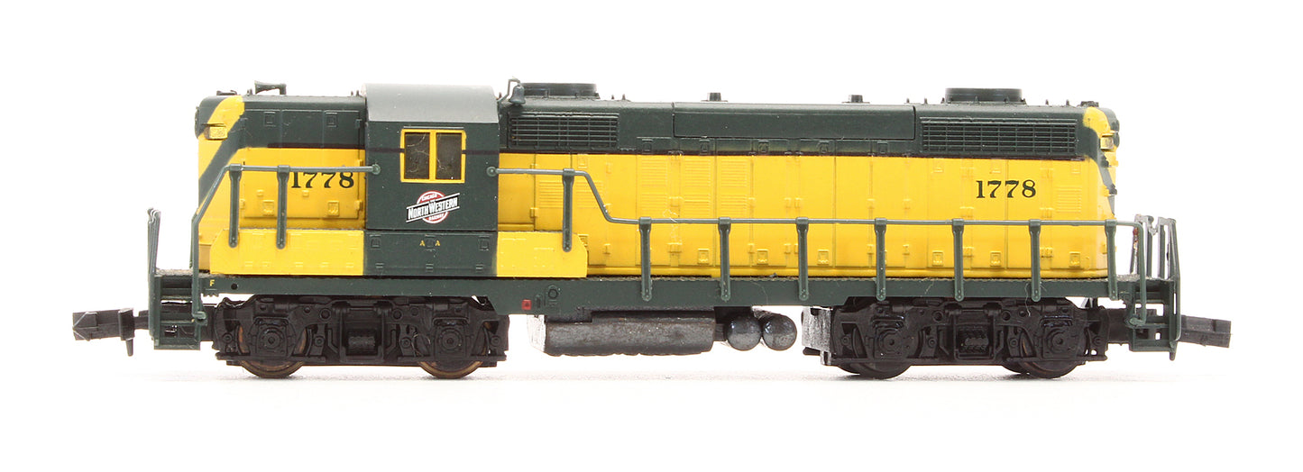 Pre-Owned 7136 GP18 Hi Nose Without Dynamic Brakes Diesel Locomotive CNW - Road #1778