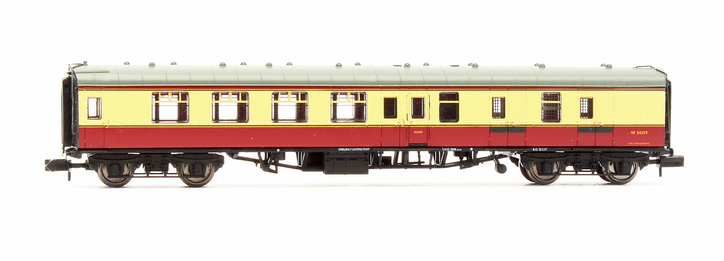Pre-Owned 374-185A BR Crimson & Cream MK1 BSK Second Brake Corridor Coach 'W 34139'