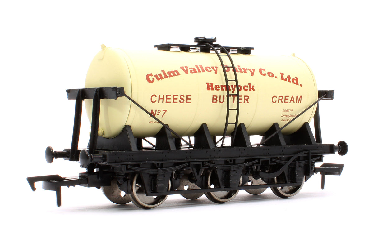 Pre-Owned 6 Wheel 20T No.7 Tank Wagon 'Culm Valley Dairy Co.Ltd - Hemyock (Special Edition for Burnham & District MRC