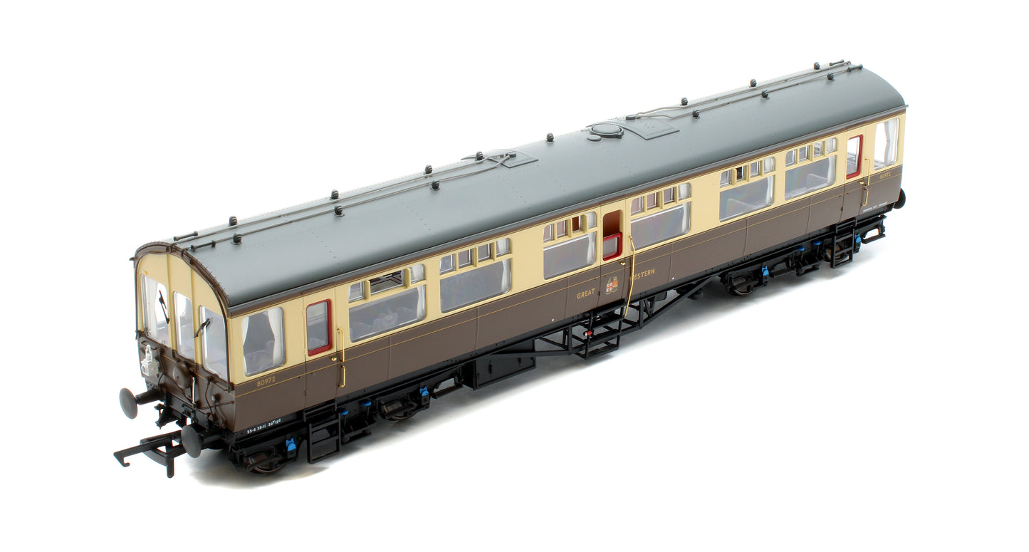 Black Label GWR Great Western Q13 Inspection Saloon, GWR Chocolate & Cream (Twin Cities) 80972